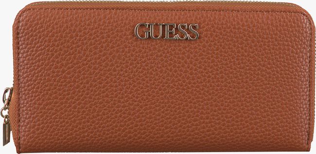 Cognac GUESS Portemonnee ALBY SLG LARGE ZIP AROUND - large