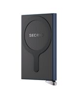 Blauwe SECRID Portemonnee CARDPROTECTOR FLUTED FOR MAGSAFE NAVY + - medium