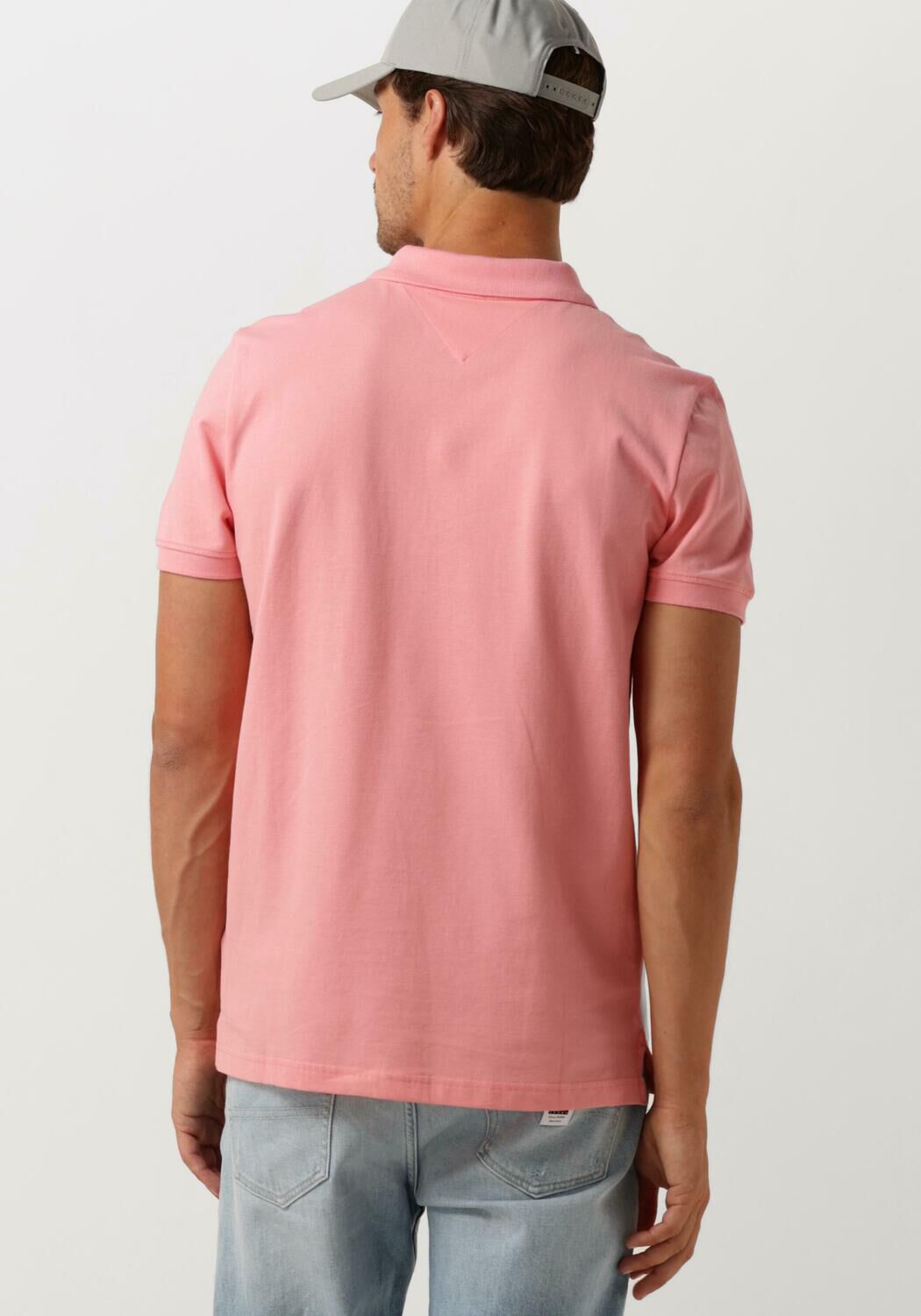 TOMMY JEANS Heren Polo's & T-shirts Tjm Slim Placket Polo Roze