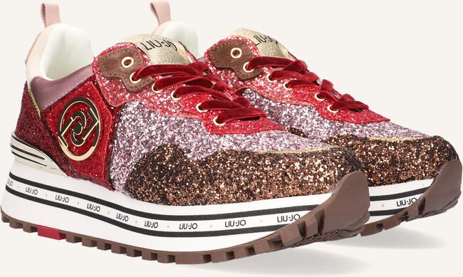 Rode LIU JO Lage sneakers MAXI WONDER 1 Rode LIU JO Lage sneakers MAXI WONDER 1 - large