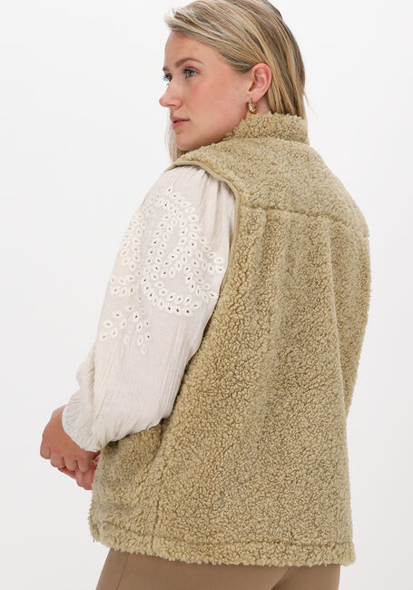 Khaki NA-KD Bodywarmer TEDDY VEST - large