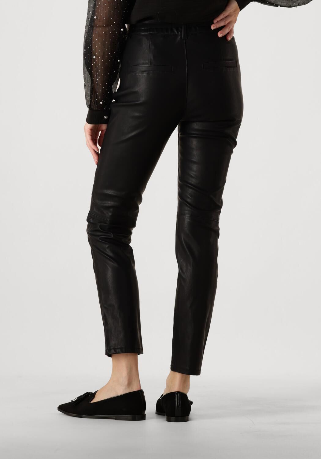 KNIT-TED Dames Broeken Francis Pant Zwart