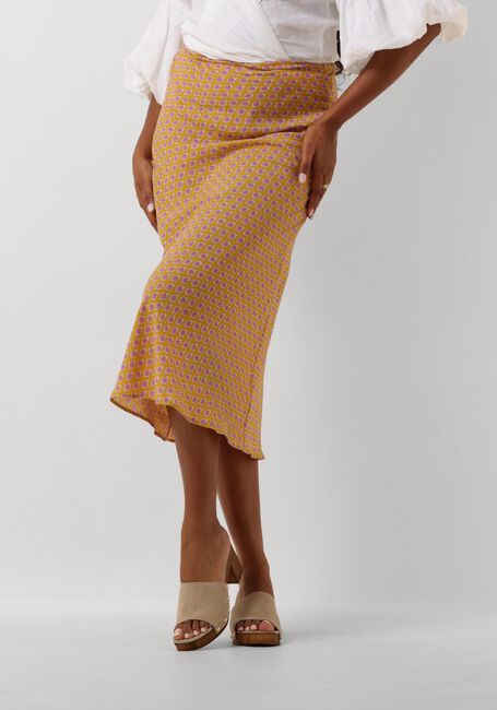Gele SISSEL EDELBO Midirok MADELLIN SKIRT - large