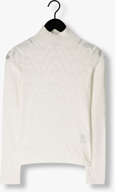 Witte ALIX THE LABEL  LADIES KNITTED A MESH TOP - large