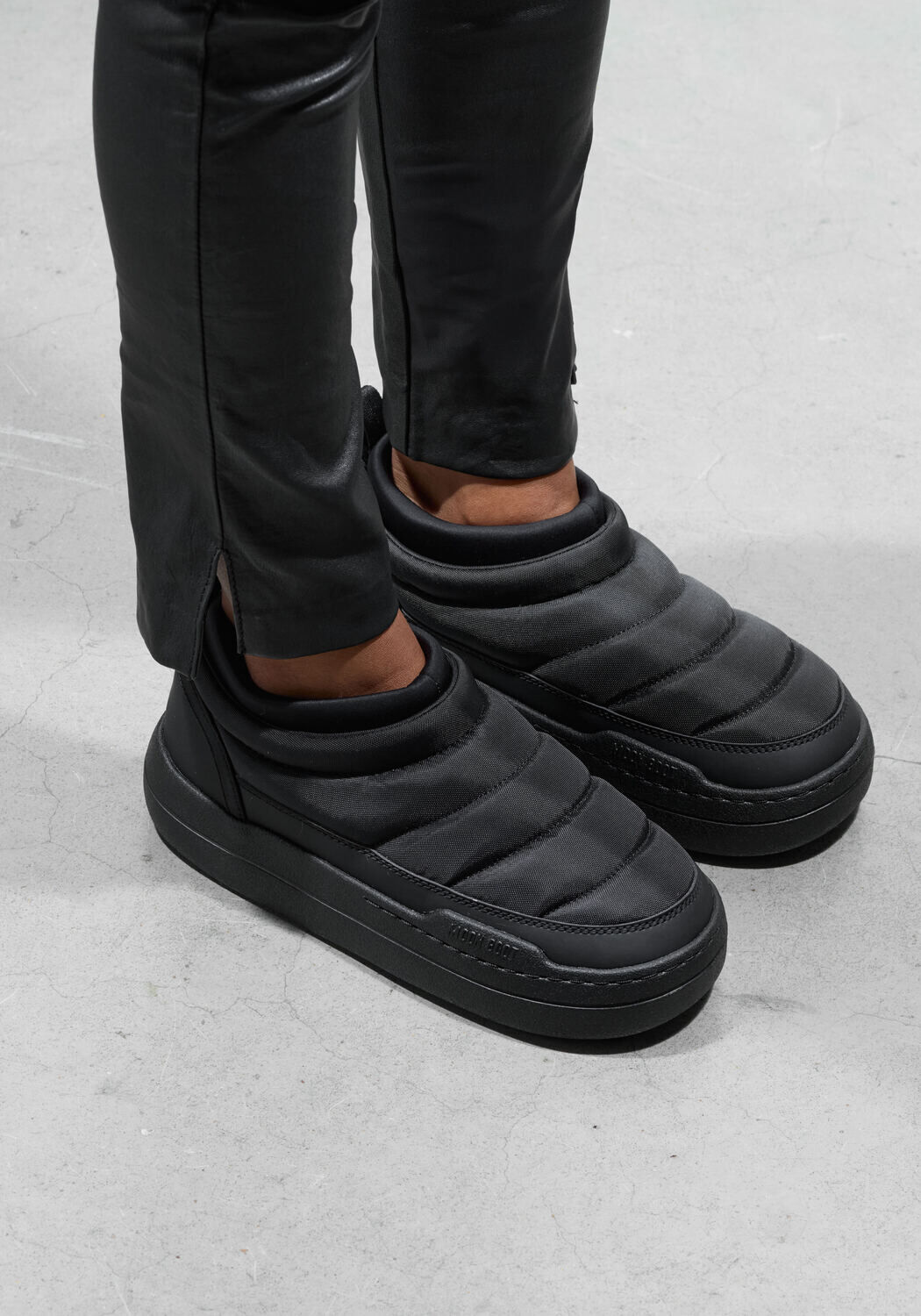 Zwarte MOON BOOT Snowboots MB PARK SOFT NYLON - medium