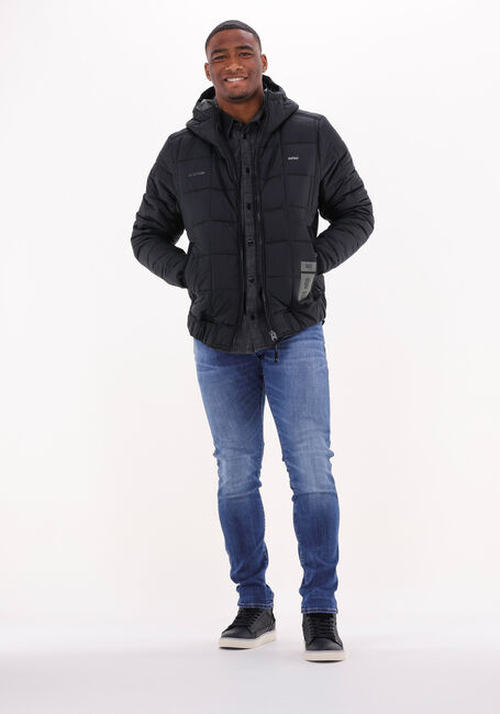 Zwarte G-STAR RAW Gewatteerde jas MEEFIC SQR QUILTED HDD JKT - large