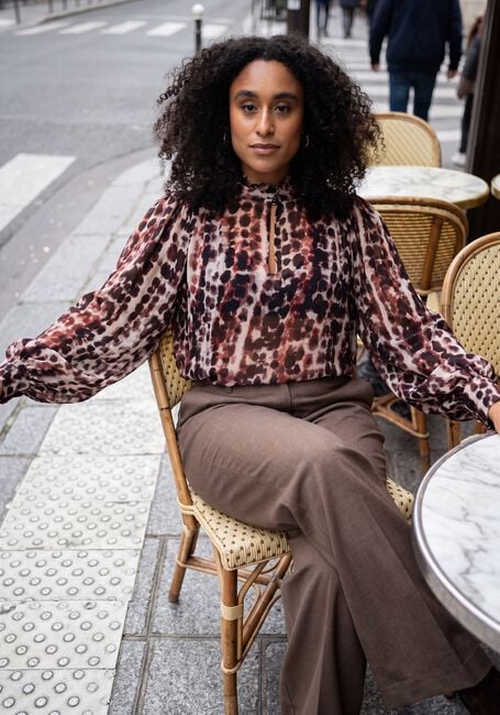 Multi SUMMUM Blouses TOP ALL OVER PRINT - large