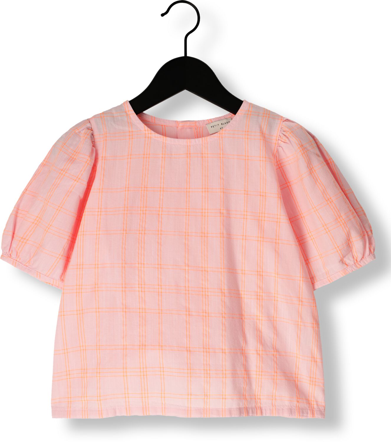 PETIT BLUSH Meisjes Blouses Puff Sleeve Blouse Lichtroze