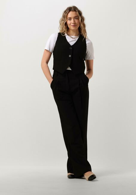 Zwarte CO'COUTURE Pantalon VOLA PLEATED LONG PANT - large