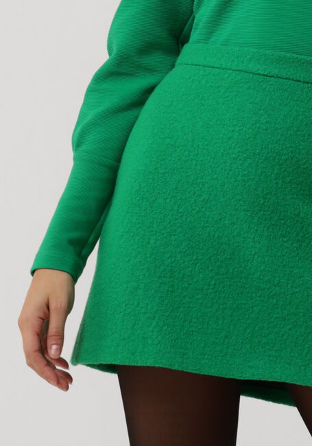 Groene VANILIA Minirok CURL WOOL MINI - large
