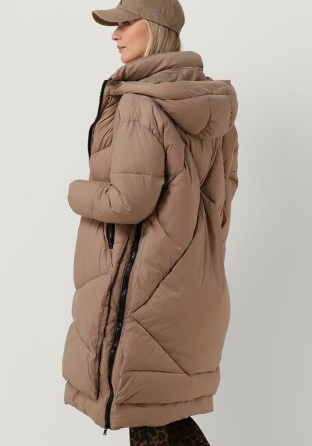Zand CANADIAN Gewatteerde jas EUGENIE RECYCLED LONG - large