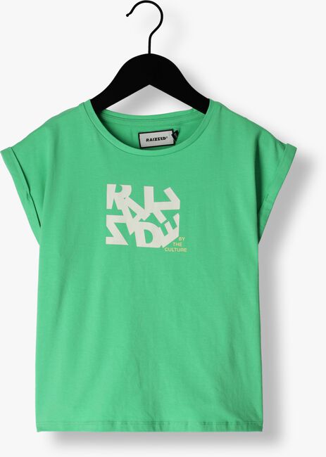 Groene RAIZZED T-shirt SELIN - large