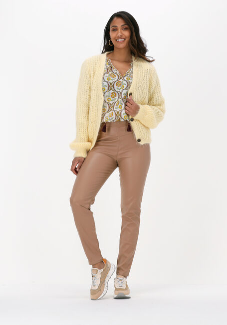 Gele BY-BAR Vest VIVE CARDIGAN - large