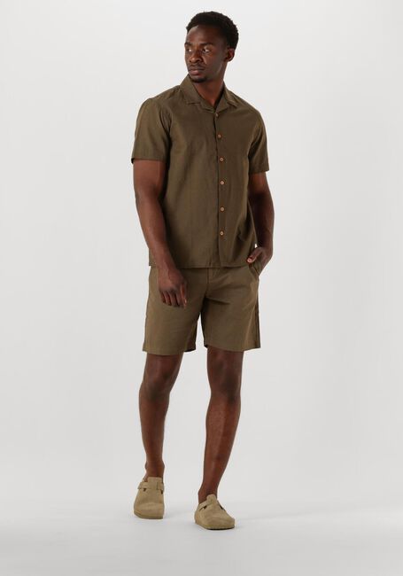 Bruine ANERKJENDT Korte broek AKLT JAMES COT/LINEN ELA SHORTS - large