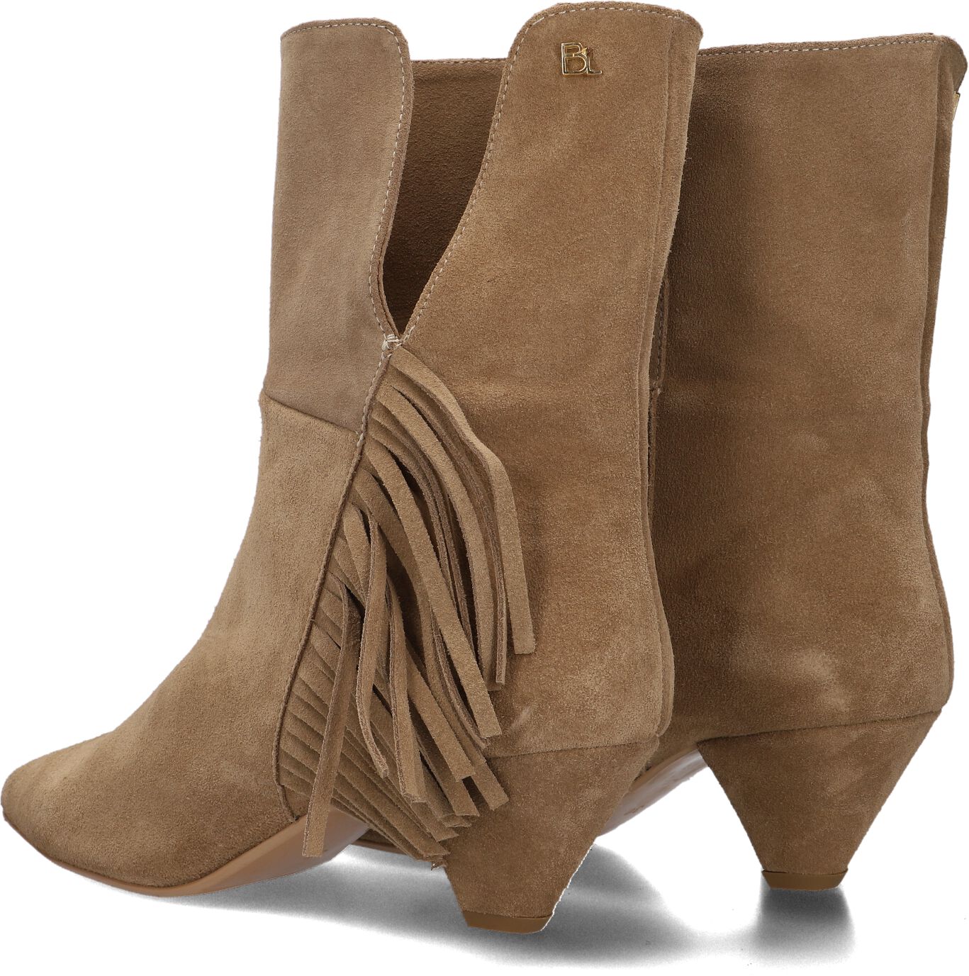 BABOUCHE Beige Enkellaarsjes Elsie