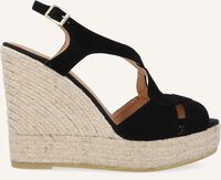 Zwarte KANNA Platte sandalen SOFIA - medium