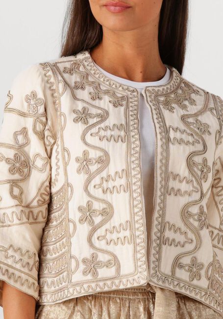 Gebroken wit SUMMUM Jack JACKET TAPE EMBROIDERED - large