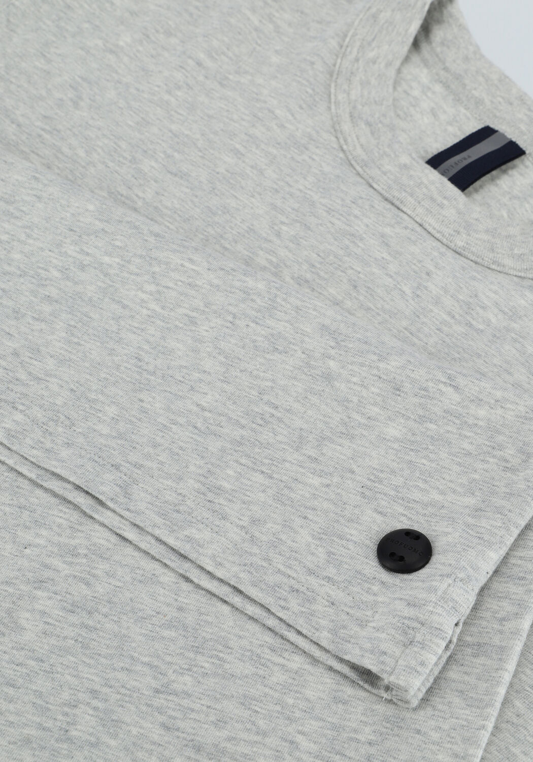 Lichtgrijze PROFUOMO T-shirt JOHANSEN - large