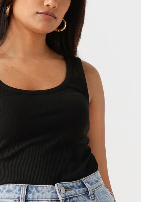 Zwarte SELECTED FEMME Top SLFANNA U-NECK TANK TOP - large