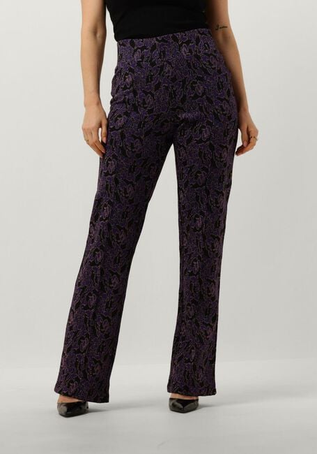 Paarse JANSEN AMSTERDAM Pantalon PAMELA P23 - large