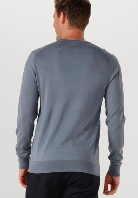 Grijze PROFUOMO Trui PULLOVER CREWNECK MERINO - large
