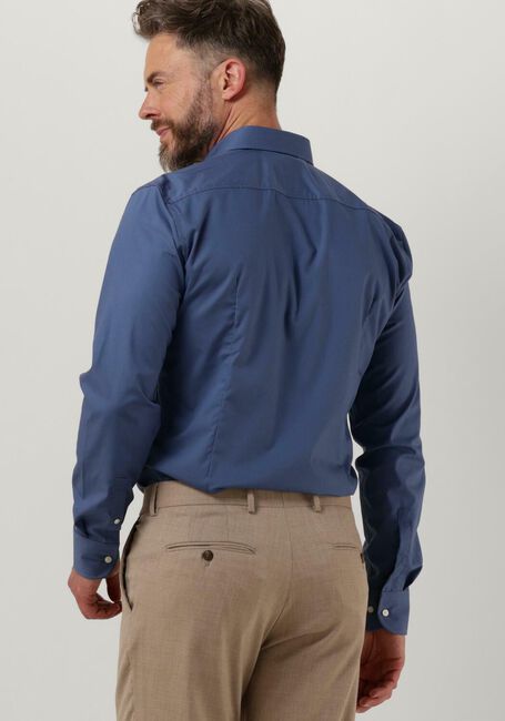 Blauwe BOSS Klassiek overhemd H-HANK-KENT-C1-214 - large