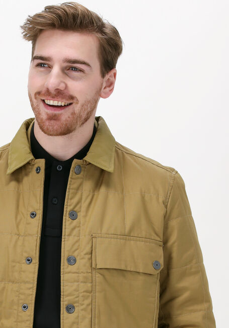 Camel G-STAR RAW Gewatteerde jas POSTINO QUILTED OVERSHIRT - large
