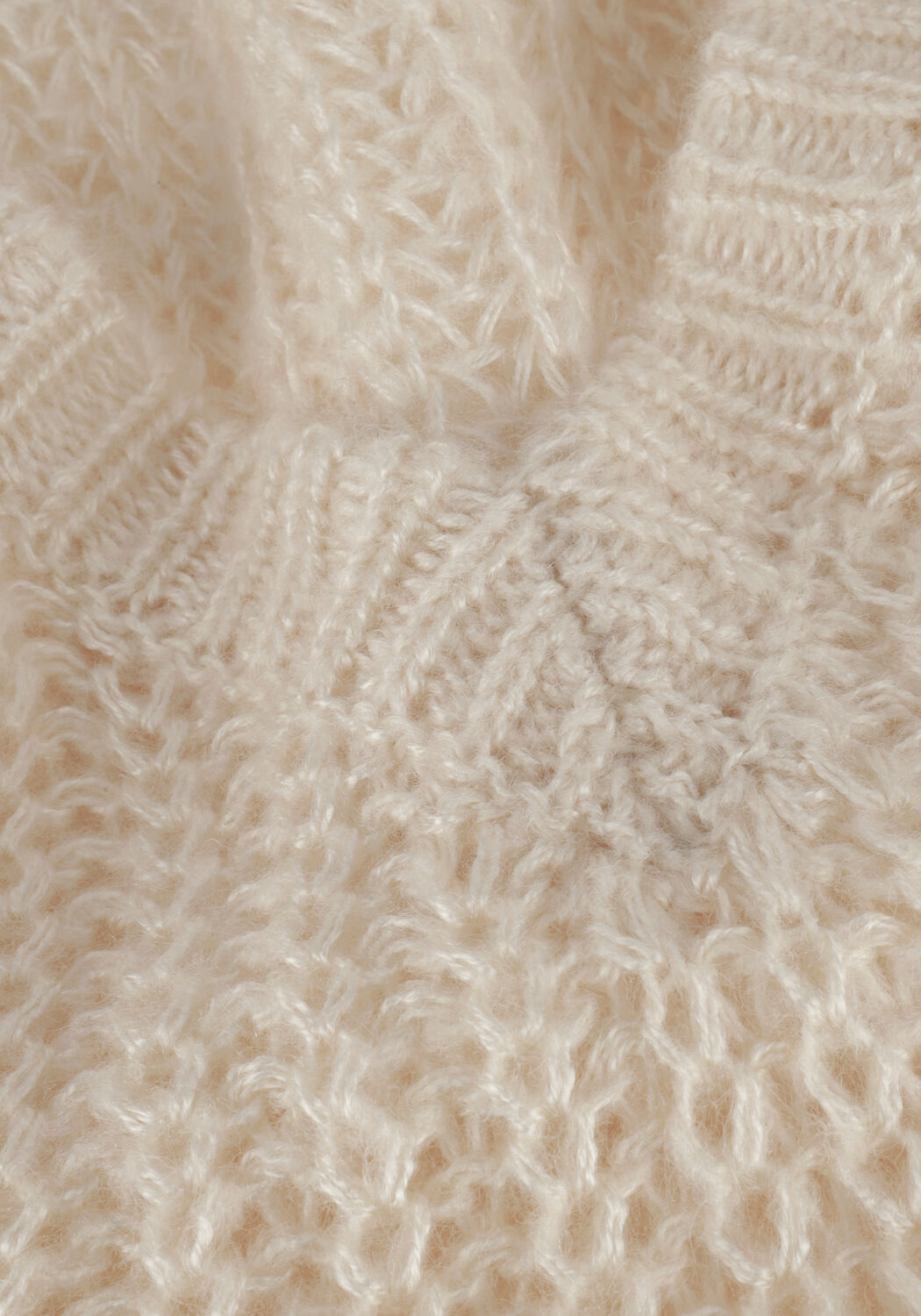 Ecru YDENCE Trui KNITTED SWEATER BERYL - large