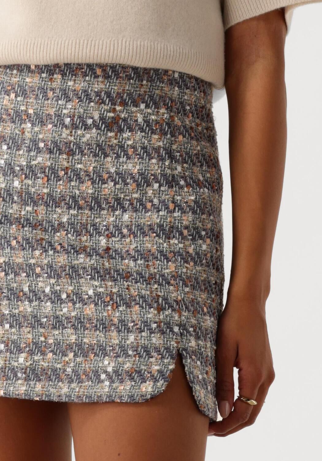 Y.A.S. Dames Rokken Yassiraz Hmw Short Skirt Zilver