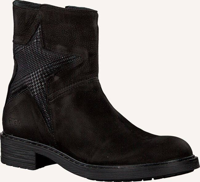 Zwarte GIGA Veterboots 9672 Zwarte GIGA Veterboots 9672 - large