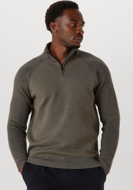 Olijf GENTI Trui TURTLE ZIP - large