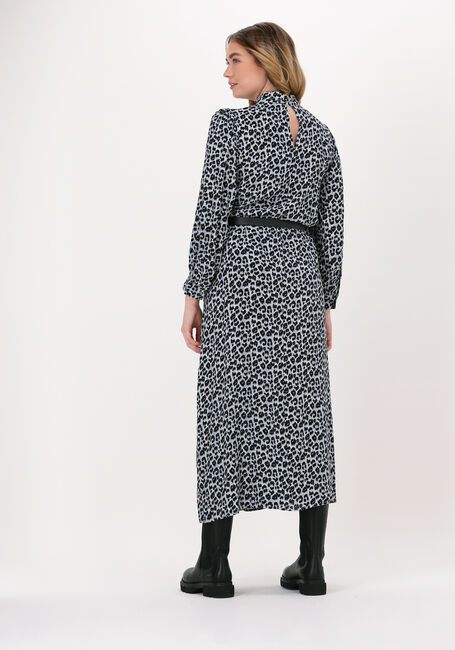 Grijze CO'COUTURE Maxi jurk CLEO ANIMAL FLOOR DRESS - large