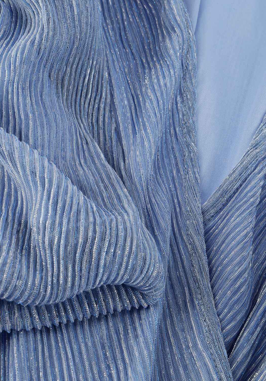 Lichtblauwe FREEBIRD Jumpsuit F-JER-PLISSE-LUREX-26-1 - large