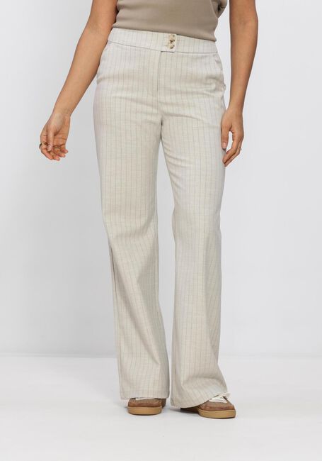 Grijze AIMEE THE LABEL Pantalon MOOS TROUSER - large