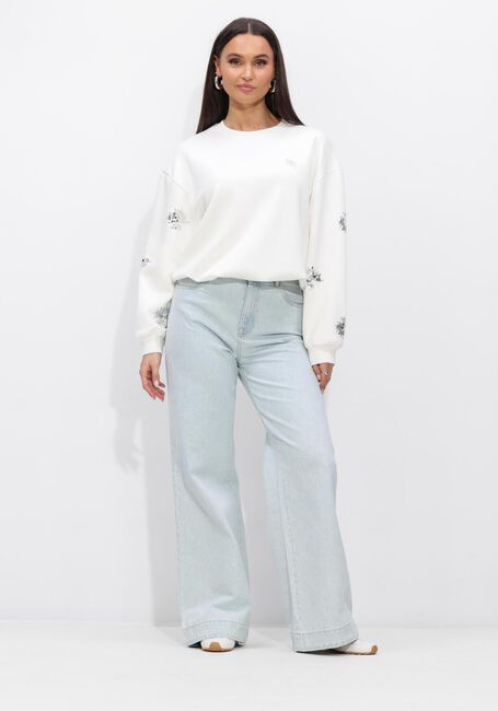 Gebroken wit NUKUS Trui SUZANNE PULLOVER PAILLET - large