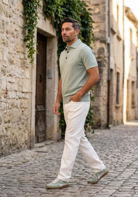 Groene BUTCHER OF BLUE Polo CLIFDEN CO POLO SS - large