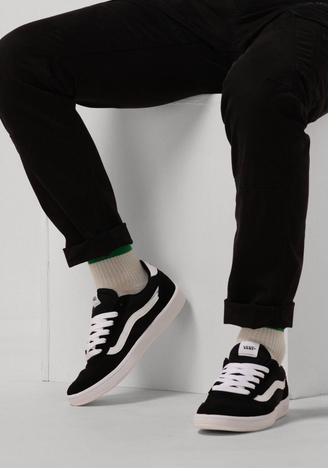 Zwarte VANS Lage sneakers UA CRUZE TOO CC - large