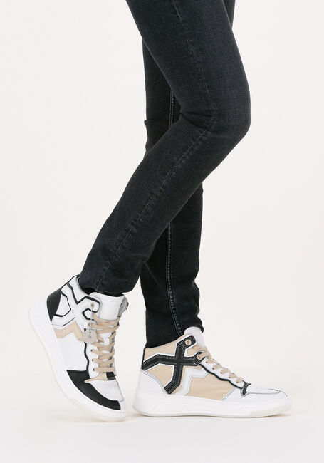 Witte BRONX Hoge sneakers OLD-COSMO 47406 - large