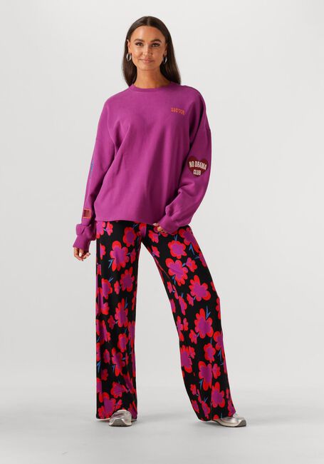 Paarse HARPER & YVE Sweater PATCH-SW - large