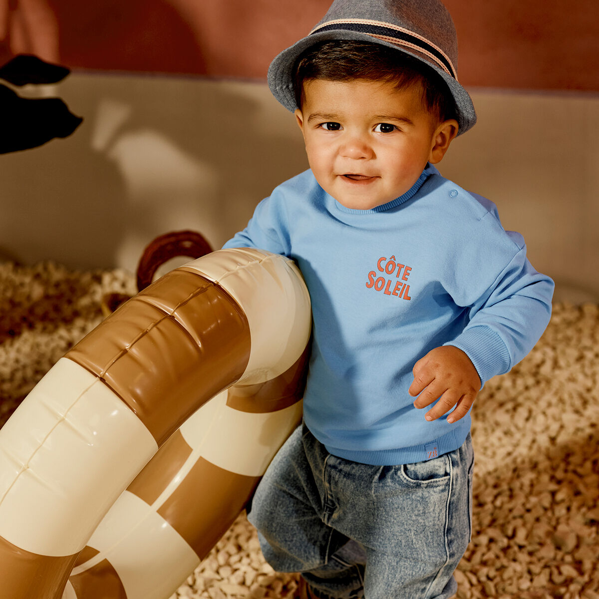 Lichtblauwe Z8 Sweater GIES - large