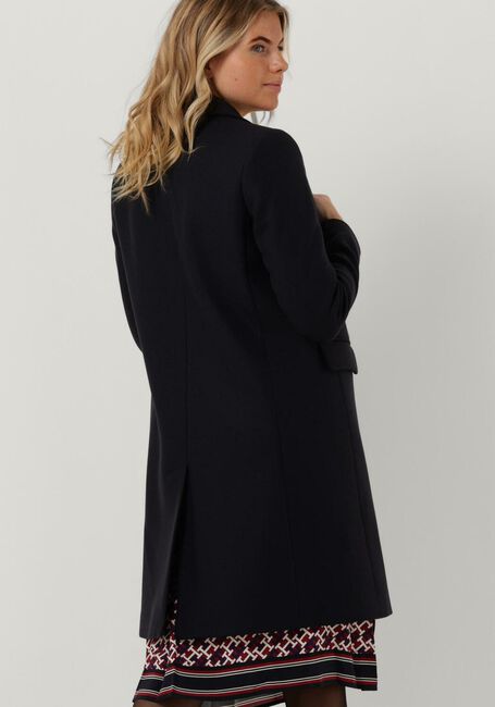 Donkerblauwe TOMMY HILFIGER Mantel WOOL BLEND CLASSIC COAT - large