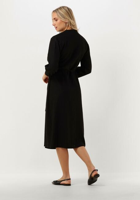 Zwarte MSCH COPENHAGEN Midi jurk MSCHJOVENE GINIA 3/4 WRAP DRESS - large