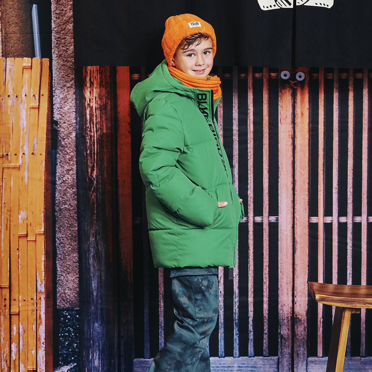 Oranje Z8 Muts RUNE - large