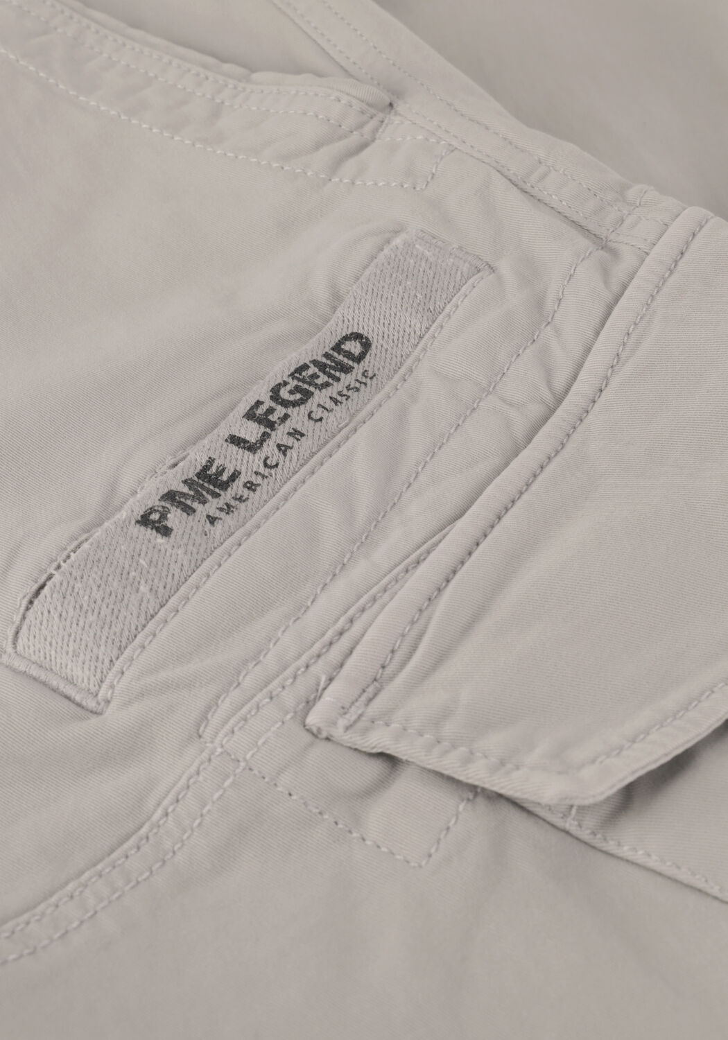 Lichtgrijze PME LEGEND Cargobroeken NORDDROP CARGO STRETCH TWILL - large