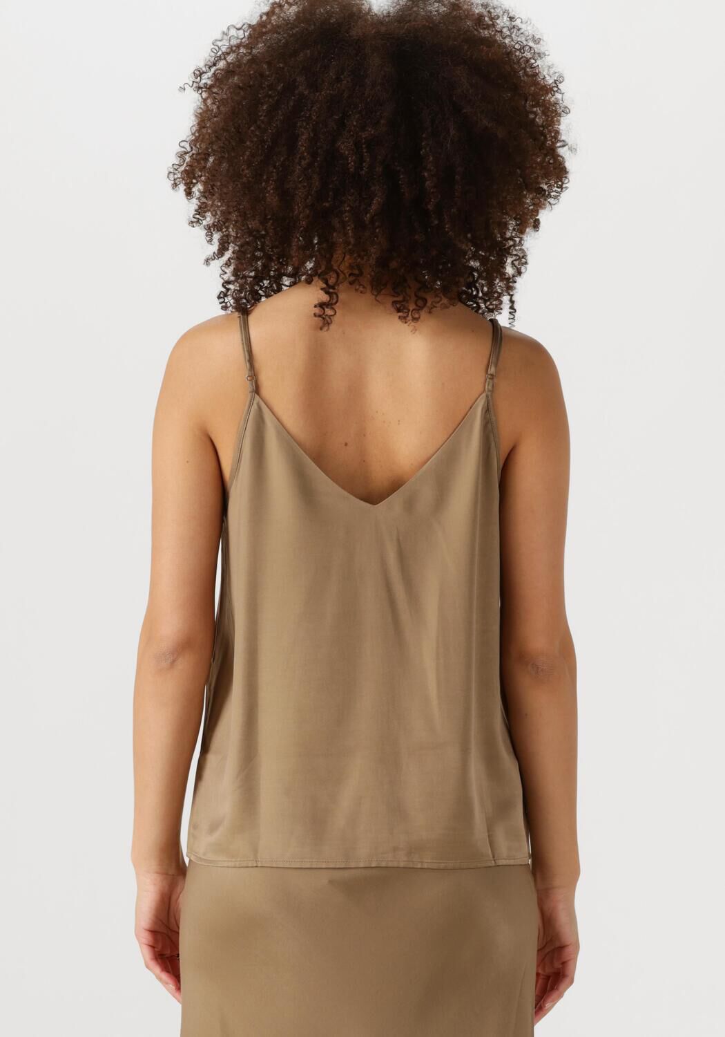MY ESSENTIAL WARDROBE Dames Tops & T-shirts Estellemw Strap Top Beige