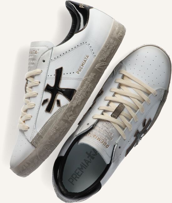 Witte PREMIATA Lage sneakers STEVEN Witte PREMIATA Lage sneakers STEVEN - large