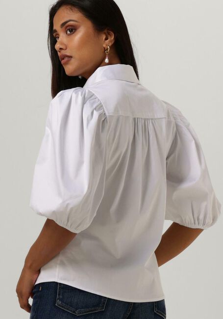 Witte NOTES DU NORD Blouses KIRA SHORT SLEEVE SHIRT - large