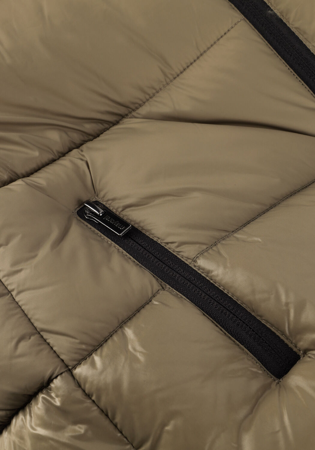 Khaki MAYORAL Gewatteerde jas GLOSSY COAT - large