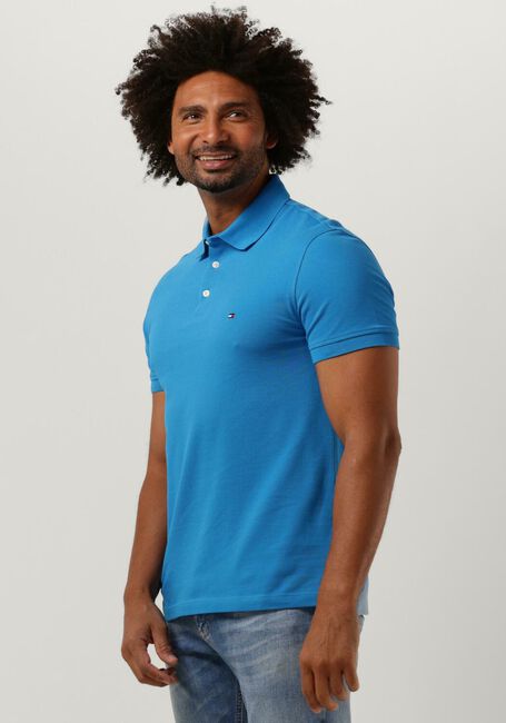 Blauwe TOMMY HILFIGER Polo 1985 SLIM POLO - large