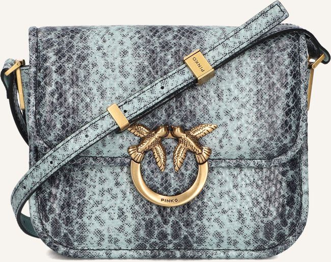 Blauwe PINKO Schoudertas LOVE BOX BAG FL MINI PELLE Blauwe PINKO Schoudertas LOVE BOX BAG FL MINI PELLE - large